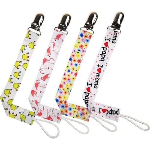 3/4Pcs Infant Dummy Pacifier Clips Holder Clip Nursing Teether Dummy Clip Nipple Holder Baby Pacifier Clip Soother Holder