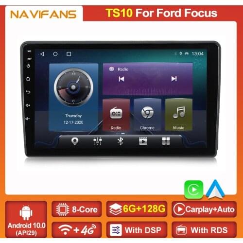 6G+128G IPS Screen 9inch 8Core Android 11 Car Multimedia Dvd Player Carplay For Ford Focus Radio Auto Stereo GPS Navi Head Unit