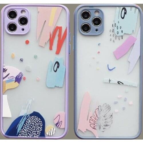 Smartphone Case For Xiaomi POCO X3 NFC F1 F2 F3 Pro M3 Cell Phone Back Cover Lens Protection Cartoon Graffiti