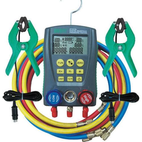 DY517A HVAC 2-way Valve Digital Manifold Gauge Refrigeration Pressure Tester