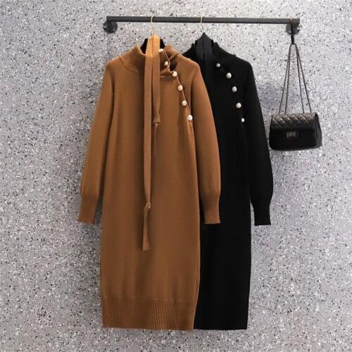 Модные вязаные платья Ediwallen China At AliExpress