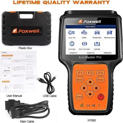 Foxwell NT680 Pro / NT680 / NT680 Pro All System All Makes Scanner with Special Functions