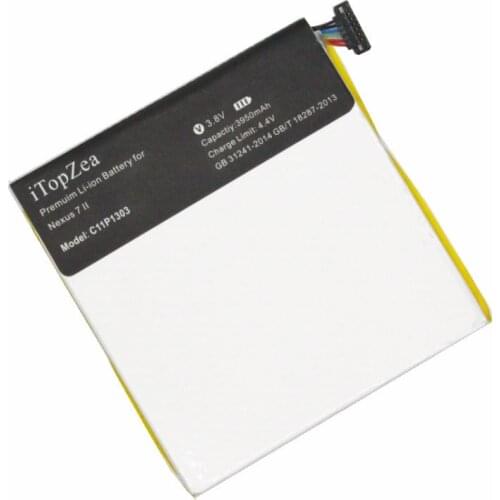 ITopZea 1x3950mAh C11P1303 Replacement Battery For Asus Google Nexus 7" Nexus 7 II 2 2nd Gen 2013 ME571 ME57K ME57KL K008 K009