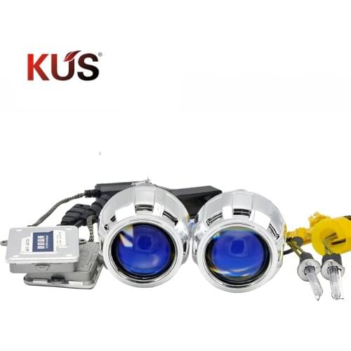 2.5inch Ver7.1 Blue Coating Bixenon Projector Lens 55w Xenon Kit Ballast Car Headlight Headlamp Car Assembly Kit