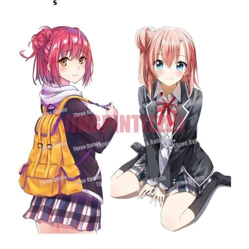Creative Yuigahama Yui Yahari Ore No Seishun Lovecome Wa Machigatteiru for School Gift Waterproof Sticker PVC Car Decal