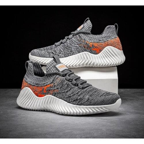2021 New Summer Mens Shoes Casual Fashion Trend Men Sneakers Light Breathable Sneakers for Women Flying Weaving Tenis Masculino