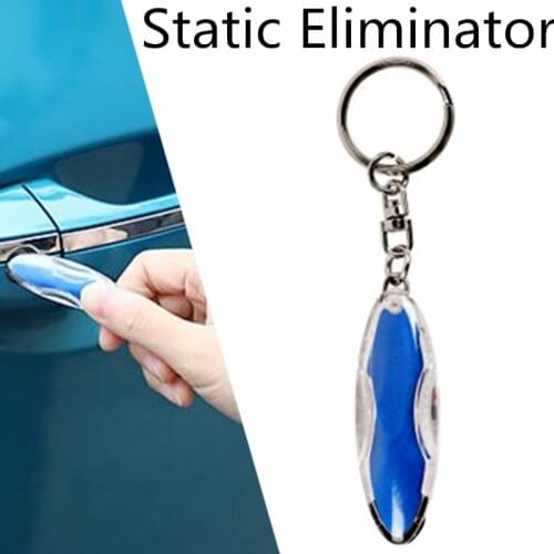 Multifunction Mini Car Static Eliminator Autodoor Anti-Static Device Electrostatic Pen Car Key Ring External Accessories 1 pc