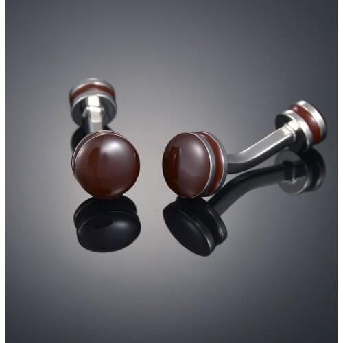 Fashion gold double head color sleeve nail French long sleeve shirt sleeve nail shirt accessories Cufflinks