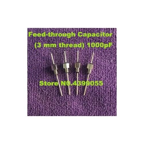 Feed-through Capacitor 1000pF 100V Metric M3 (3 mm thread) 102 1NF