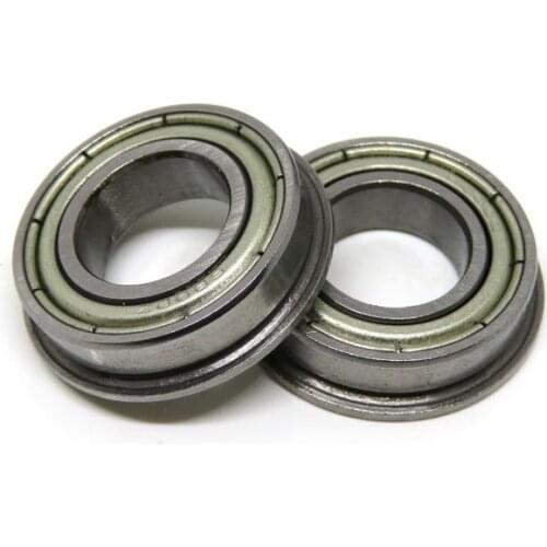 Bearings 20pcs F6801ZZ Flanged bearing F6801ZZ F6801-ZZ Z 12x21x5 flange deep groove ball bearings