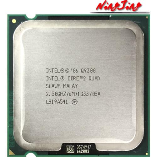 Intel Core 2 Quad Q9300 2.5 GHz Quad-Core CPU Processor 6M 95W LGA 775