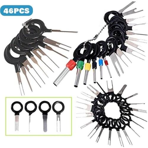 Professional Car Terminal Removal Tool Wire Plug Connector Extractor Puller Release Pin Extractor Kit For Car Plug Repair Tool