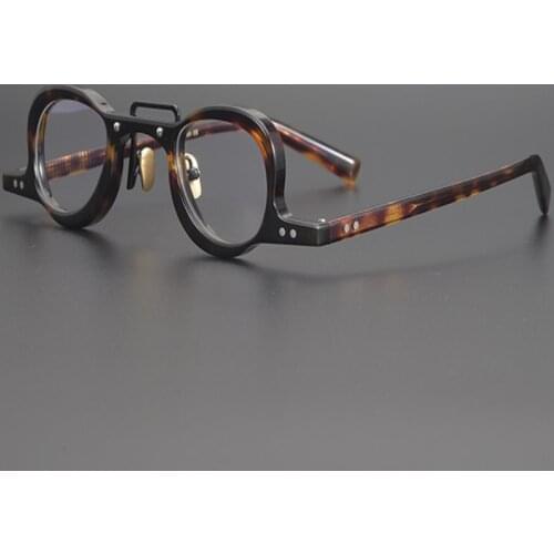 Progressive Multi-focal Eyeglasses Retro Women Acetate Optical Eyewear Small Size Prescription Reading Glasses Frame for Men