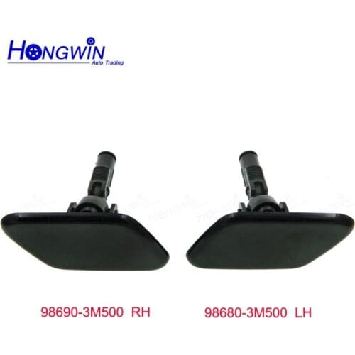 For Hyundai Rohens 98680-3M500 98690-3M500 Front Bumper Right&Left Headlamp Headlight Cleaning Washer Spray Nozzle Jet Cover Cap