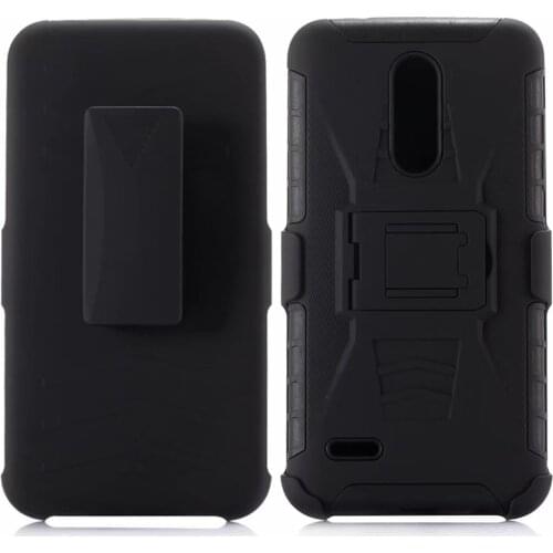 ShockProof Heavy Duty Armour Tough Stand Case With Belt Clip For LG K30/LG K10 2018/LG K10 Alpha/LG Premier Pro LTE