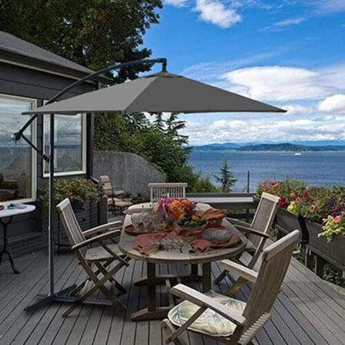 Fast Shipping Beach Umbrella With Crank Structure + Protective Cover Octagonal Garden Parasol Anti-UV Pool Beach Sunshade HWC