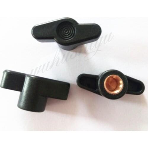 1pcs M4 M5 M6 M8 35# Head Diameter Plum Bakelite Hand Tighten Nuts / Butterfly Plastic Head Hand Knob Nut