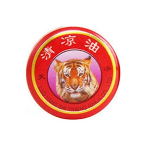 Red Tiger Ointment Balm Relief Headache Essential Oil Massage to relieve headaches Red Tiger Head Menthol Balm Refreshing