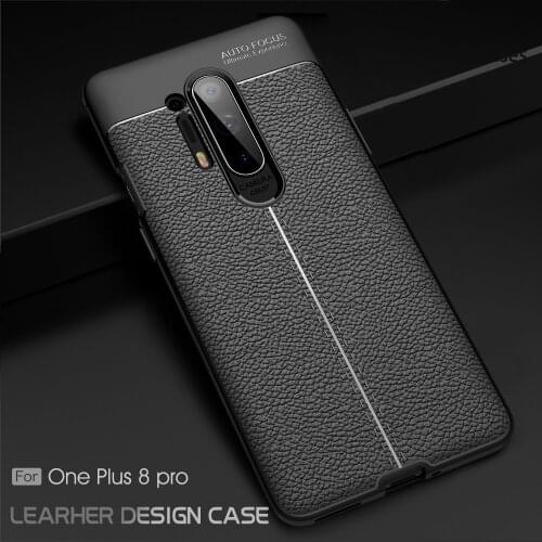 Good Quality Phones Cases For Oneplus 8 Case Luxury Fundas Lychee Pattern Protector Cover sFor Hoesje OnePlus telefon 1+8 Pro