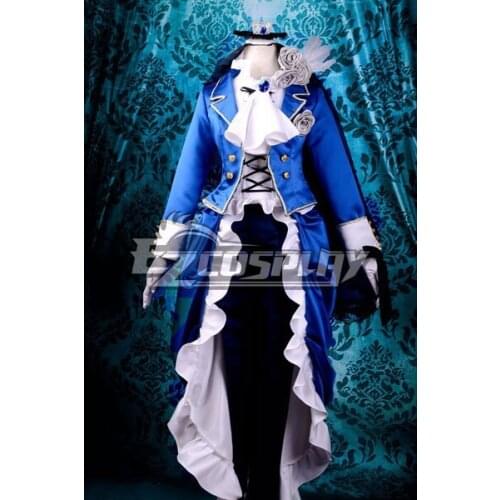 Black Butler Ciel Lolita Cosplay Costume Deluxe E001