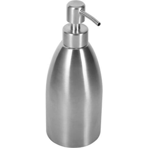 JFBL Hot 500Ml Stainless Steel Soap Dispenser Kitchen Sink Faucet Bathroom Shampoo Box Soap Container Deck Mounted Detergent Bot