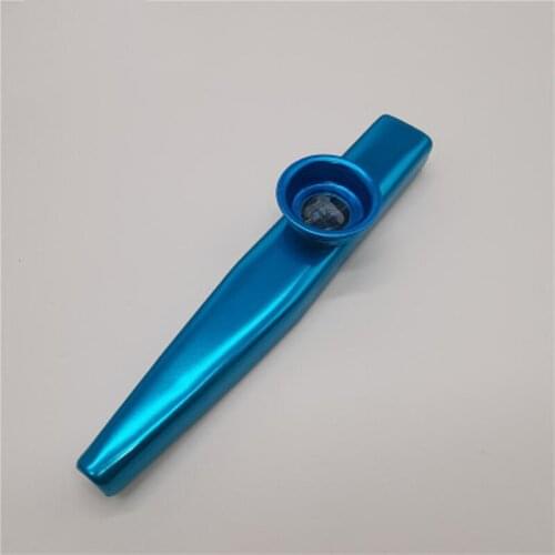 1pc Metal Kazoo Lightweight Portable For Beginner Flute Instrument Music Lovers Woodwind Instrument Simple Design Lightweight