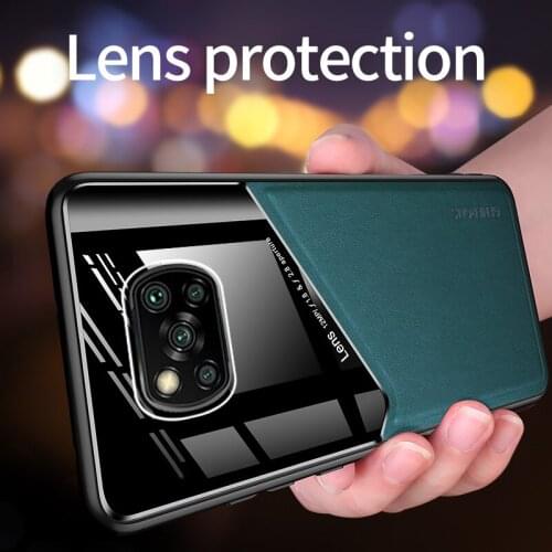 Screen Lens Protection Leather Case for Xiaomi Poco X3 NFC Redmi Note 9s 9 9c 9A 8 8A F2 Pro Shock Proof Anti-scratch Covers