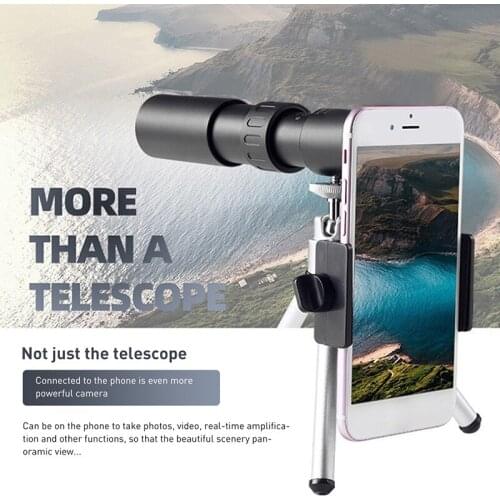 10-30-25 Adjustable Binoculars Zoom Monocular Telescope Clear View Hunting Glasses Telescopes Focal Length With Tripod And Clip