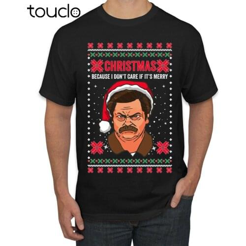 Funny Ron Swanson Christmas Parks and Rec if | MEN T-Shirt