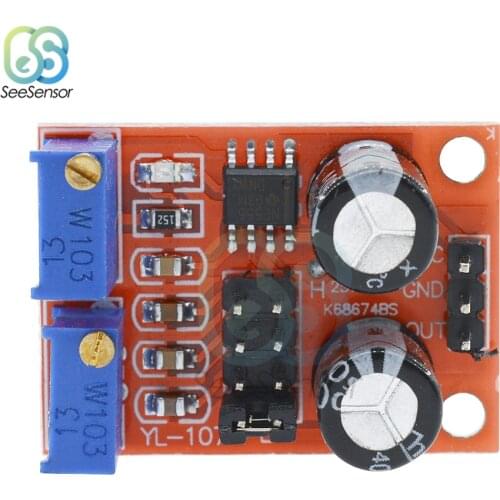 NE555 Pulse Frequency Duty Cycle Adjustable Module Square Wave Signal Generator DC 5V-15V