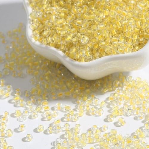 New 15g 2---4mm Glass with Core Beads Charm Czech Glass Seed Beads DIY Bracelet Beads for Jewelry Making Earring Necklace #17