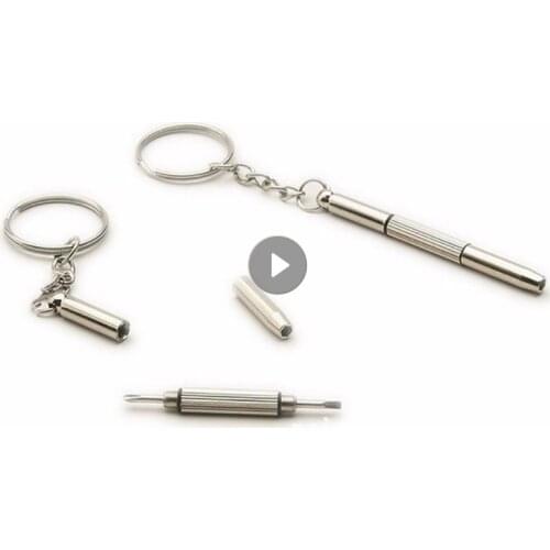 Eyeglasses Mini Precision Sunglasses Hand Cross Star Tool Phone Repair Key Chain Jewelry Spectacles Screwdriver Repair Kit Set