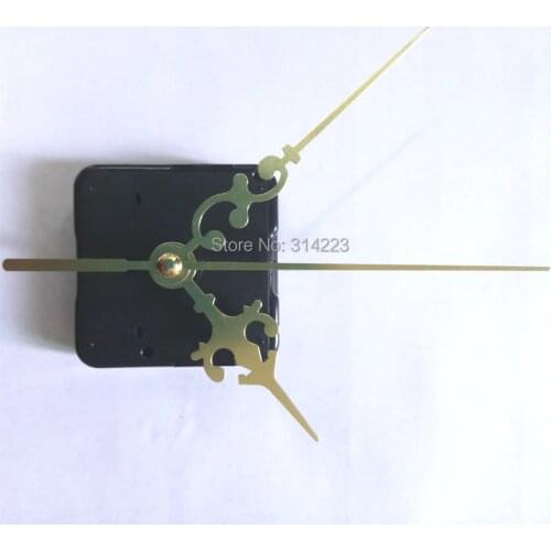 Wholesale 10pcs New Quartz Clock Movement for Clock Mechanism Repair DIY clock parts accessories shaft 12mm Free shipping