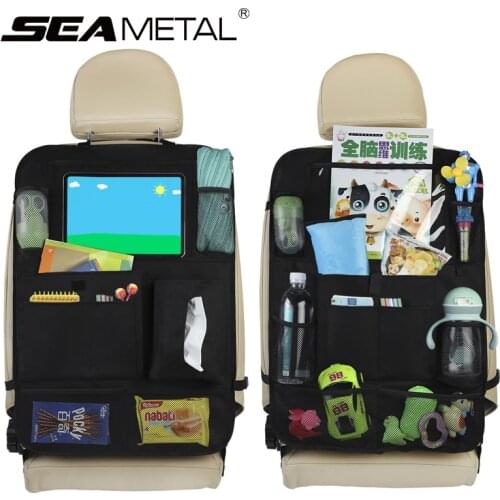 Car Seat Organizer Storage Bag Interior Hanging Pocket for Automobiles Food Drink Storage Umbrella Holder Travel Bags Container