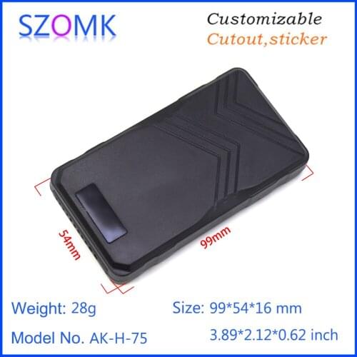 1 piece 99*54*16mm szomk plastic electronics housing for GPS tracker tracking device locator for car motorcycle plastic GPS case
