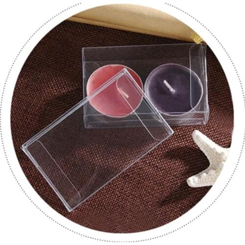 200pcs 1x6.5x13 Jewelry Gift Box Clear Boxes Plastic Box Transparent Storage Pvc Box Package Display Pvc Boxen For Wed/christmas
