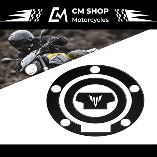 Fit for YAMAHA MT Logo MT MT-07 MT-09 MT07 MT09 FZ-07 FZ-09 3D Carbon Fuel Tank Cap Sticker Fuel Tank Cap Motorcycle Sticker