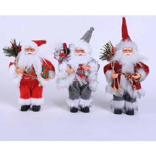 Christmas Simulation Old Man Doll Desktop Ornaments Christmas Decoration for Home New Year Bedroom Childrens Room Decoration