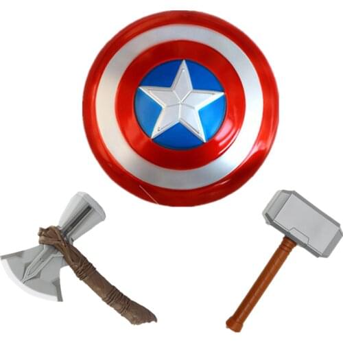 Captain America Shield and Quake, Wolverine Paw/Marvel Avengers Endgame Role-playing Props, Children Halloween Gifts, Toys