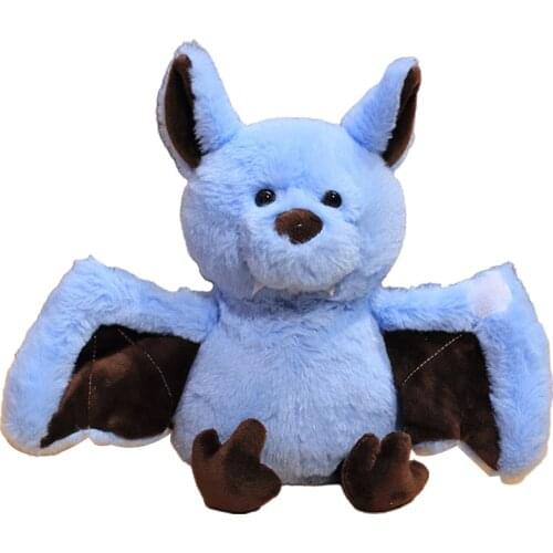 24cm Cute Bat Plush Doll Girls Kids Animal Pillow Cushion Stuffed Toy Home Decor