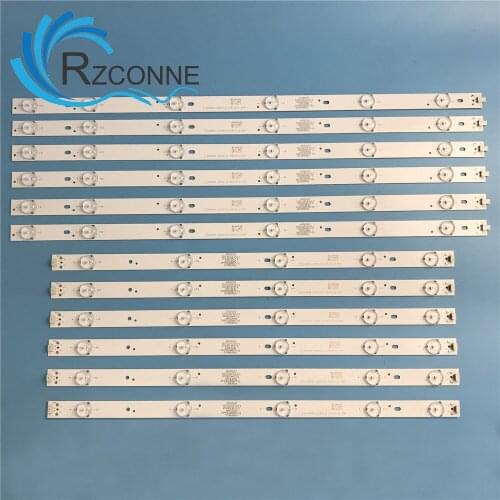 LED backlight strip 11 lamp for Philips 48"TV BOEI480WU1 48PFF5081/T3 GC480M03 GC480M04 48pff5021/T3 GC48D11L-ZC21FG GC48D11R