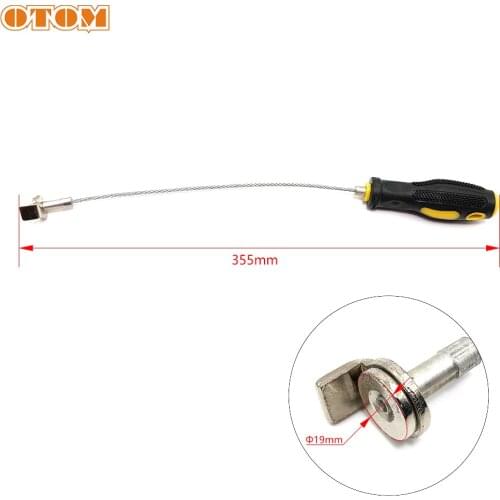 OTOM Auto Repair Screw Oil Pan Screw Disassembly Tool Magnetic Suction Head Wrench Universal For Motorcycle Dirt Bike ATV UTV