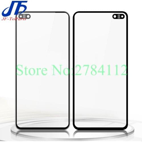 10Pcs touch panel replacement For Huawei P40 Lite ANA AN00 TN00 Touch screen Front Outer Screen Glass Lens
