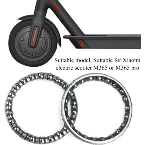 2PCS Electric Scooter Bearing Silver Spare Parts Scooter Electric Scooter Accessories For Xiaomi M365