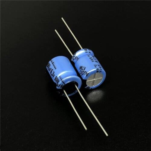 5pcs 1000uF 6.3V NICHICON KT Series 10x13mm 6.3V1000uF Audio Aluminum Electrolytic Capacitor