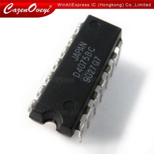 5pcs/lot HEF4075B HCF4075B CD4075BE CD4075 DIP-14 In Stock