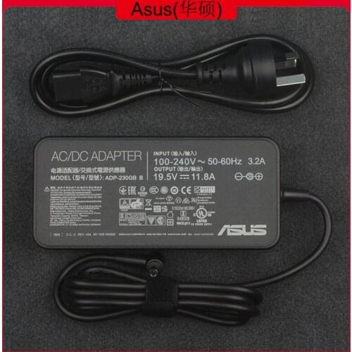 Asus 19.5V 11.8A 230W 6.0x3.7mm AC Adapter Power Supply Charger For Asus ROG FX95G FX95D FX95DU FX86F VX60G GL504GS GX501 GX501V