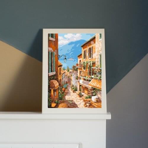 Custom Digital Oil Painting Picture landscape Painting Paint Acrylic Handmade Adult Children Gift Wall Decoration by Digital Art