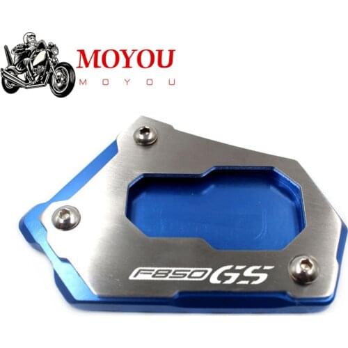 For BMW F850GS F750GS F850 F750 GS F 750 GS F 850 Motorcycle CNC Kickstand Foot Side Stand Extension Pad Support Plate Enlarge
