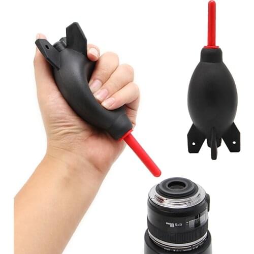 DSLR Camera Lens Rubber Air Dust Blower Pump Cleaner Rocket Duster Cleaning Tool